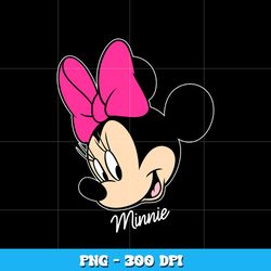 Minnie mouse face png, Disney cartoon Png, cartoon png, Logo design Png, Digital file png, Instant Download.