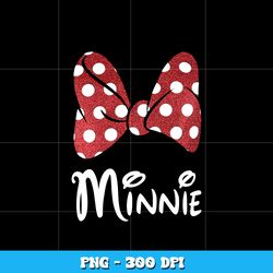 minnie mouse bow png, disney cartoon png, cartoon png, logo design png, digital file png, instant download.
