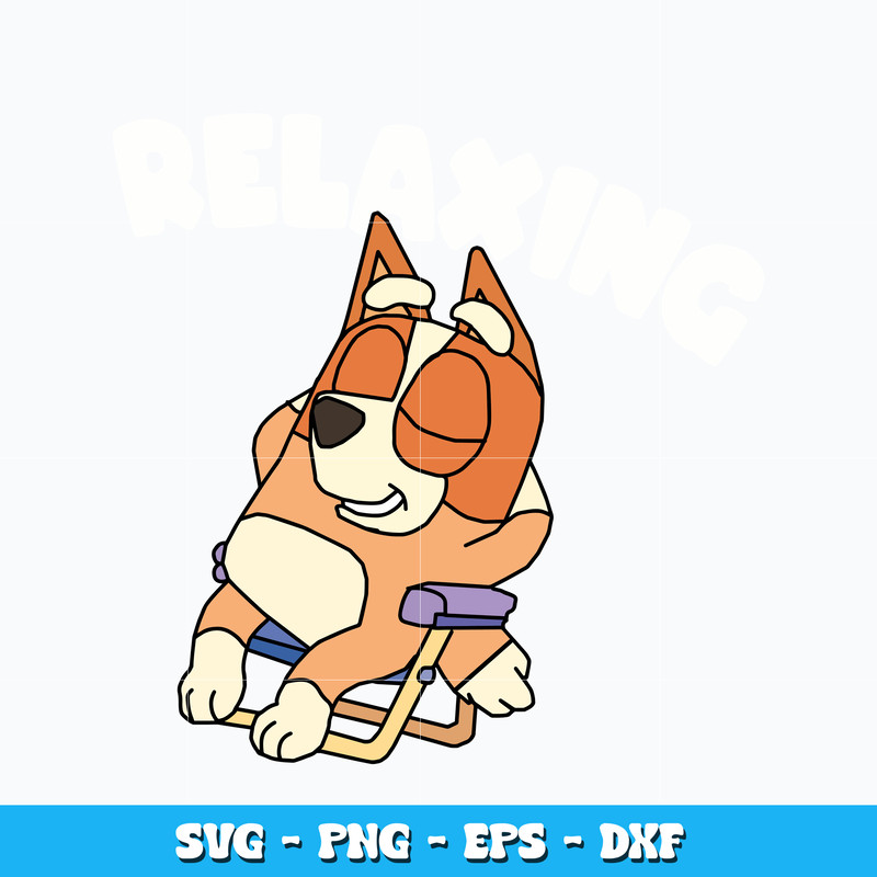 Bluey Bingo cartoon svg