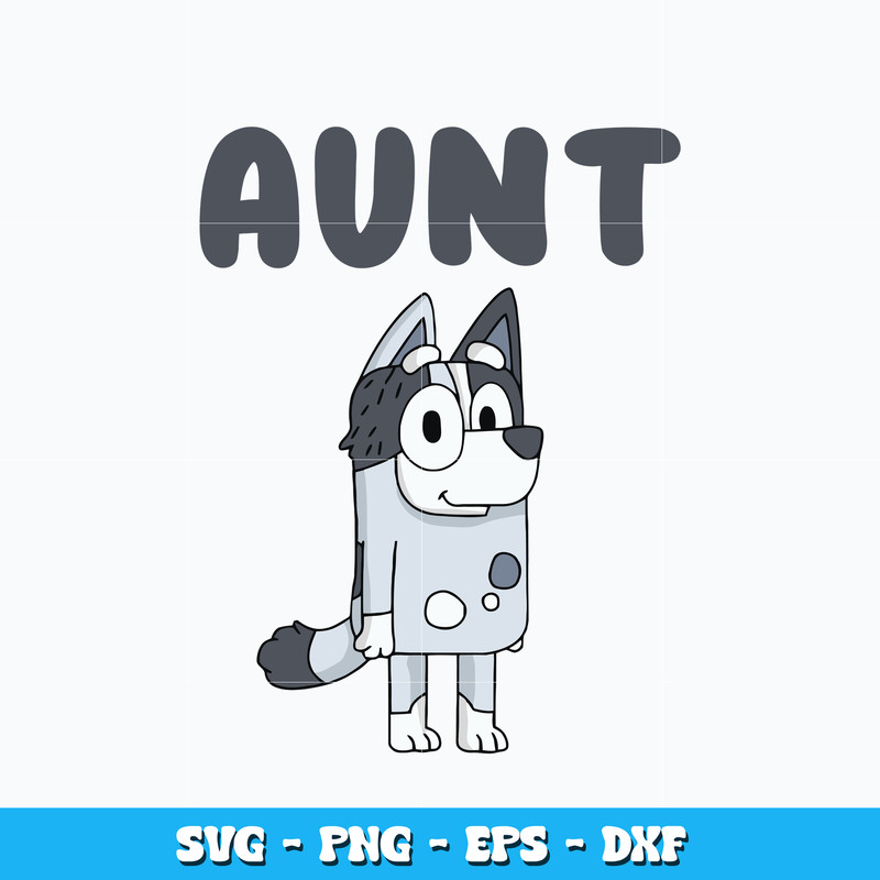 Trixie bluey design svg