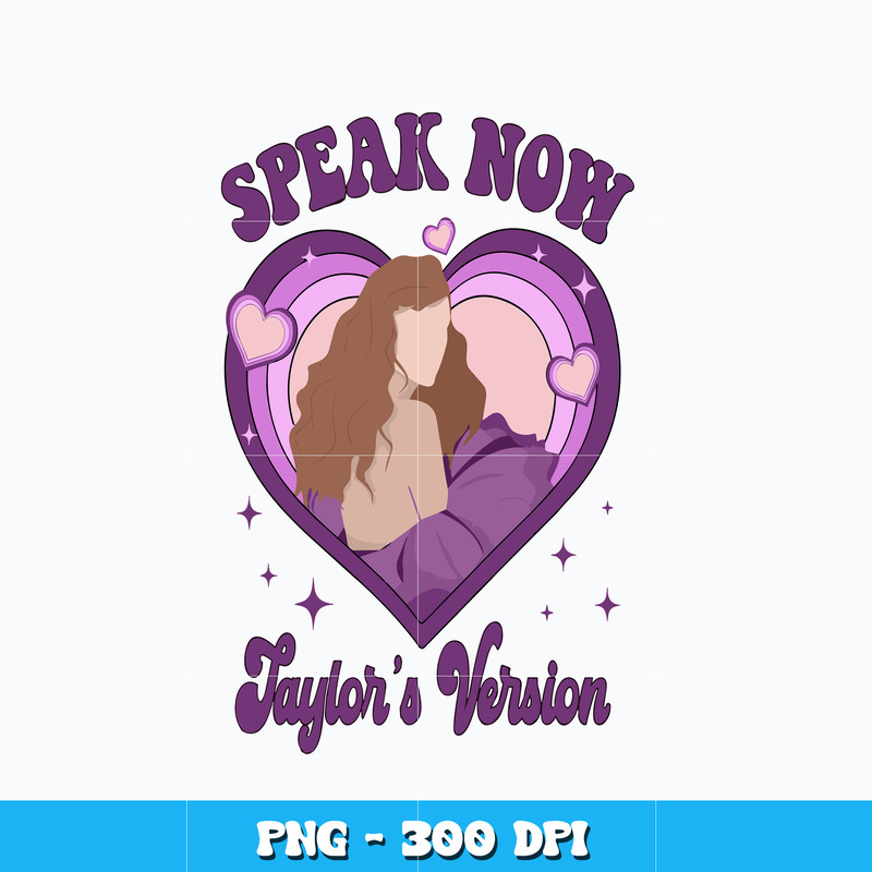 Speak Now Taylor's Version png