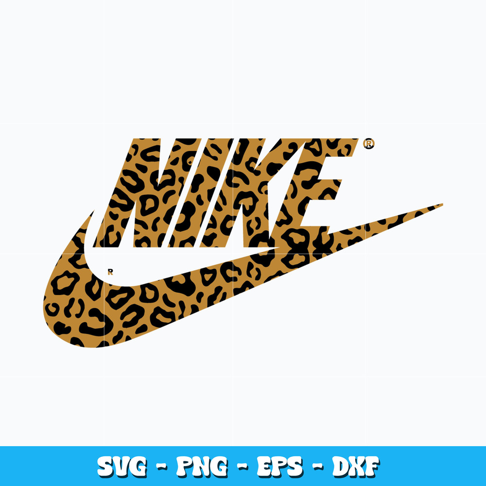 Nike Leopard Logo Svg