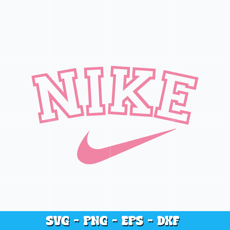 Pink Nike Logo Svg