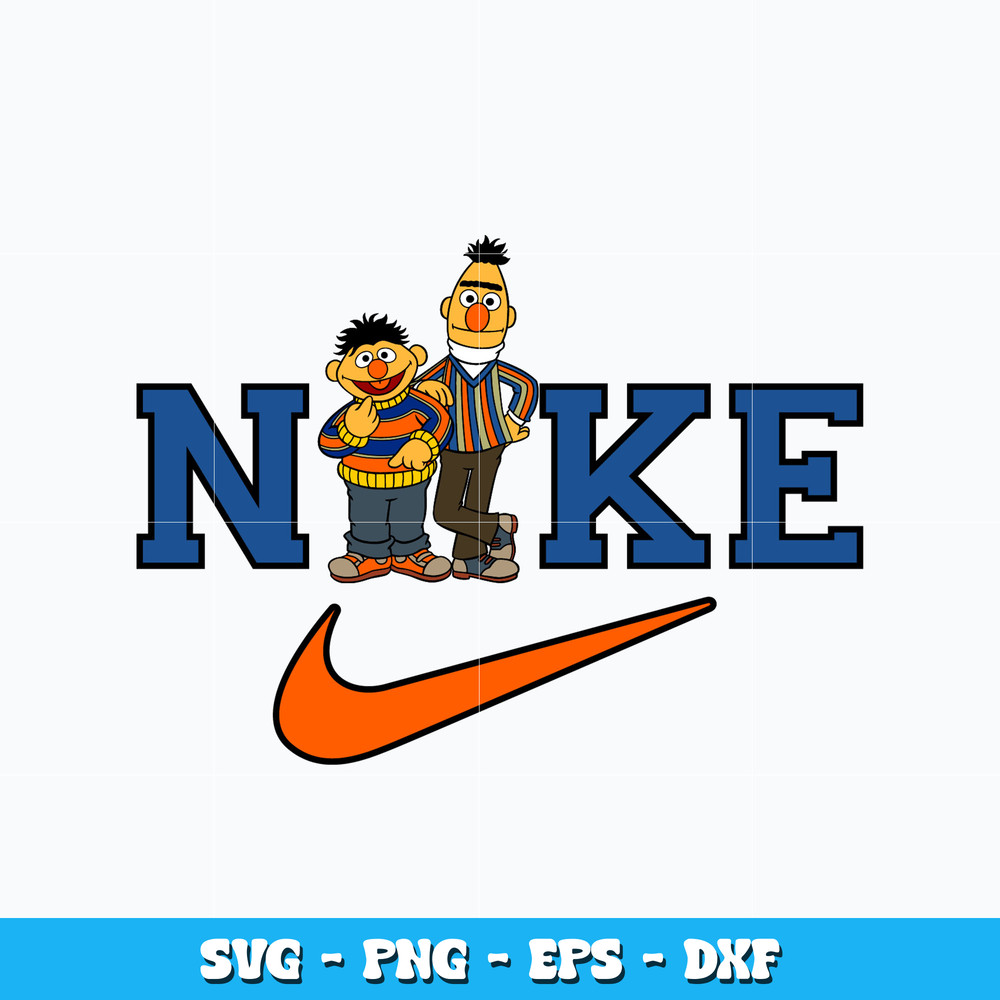Nike Ernie And Bert Svg