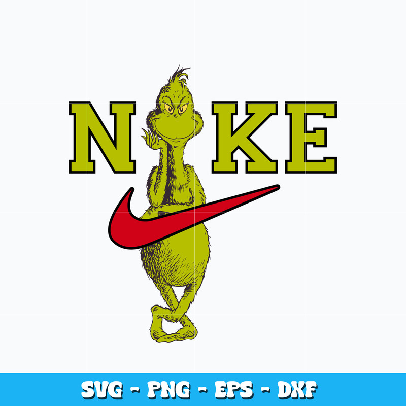 Nike x Grinch Svg