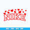 Heart Valentine Nike Svg