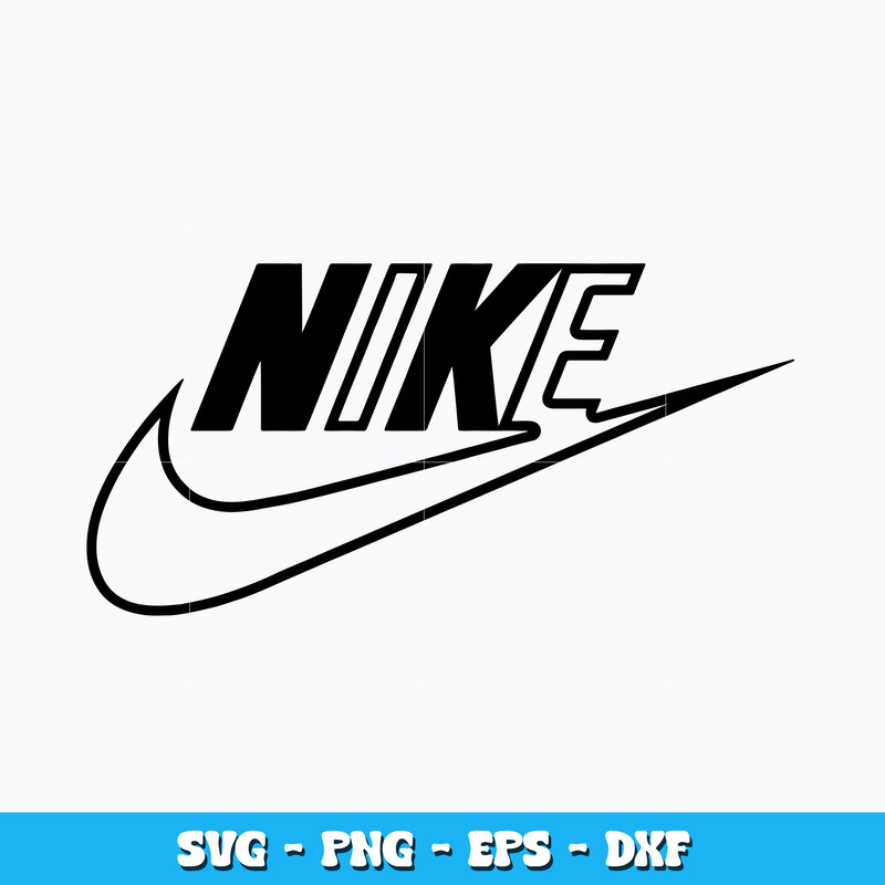 Nike black logo Svg