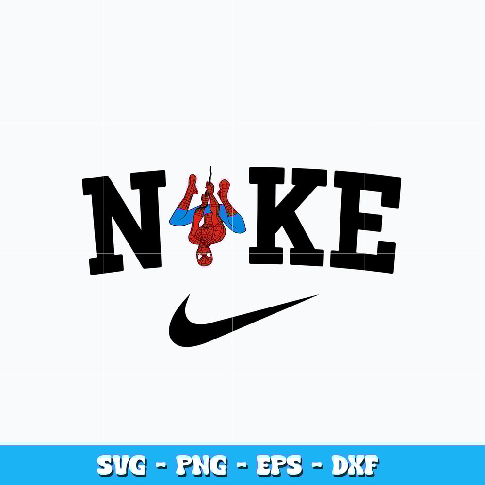 Nike Spiderman Svg