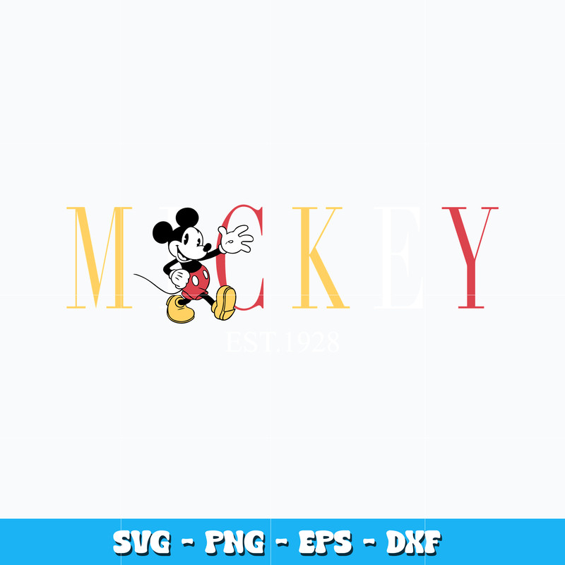 Mickey mouse svg