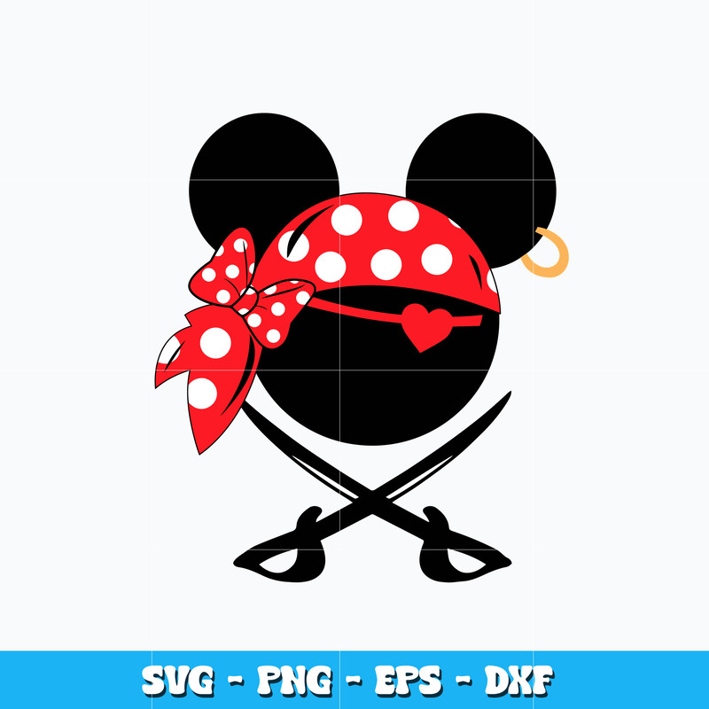 Quotes svg, Disney Minnie mouse Pirates svg