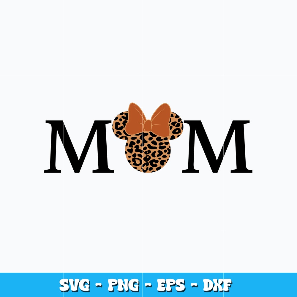 Leopard minnie mouse Svg,