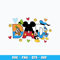 Dad mickey and friends Svg, Disney family sv