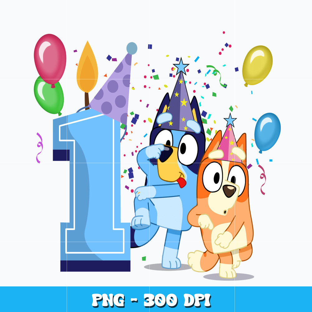 Bluey bingo 1st png