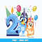 Bluey bingo 2nd blue png