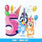 Bluey bingo 5th pink png