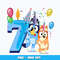 Bluey bingo 7th blue png