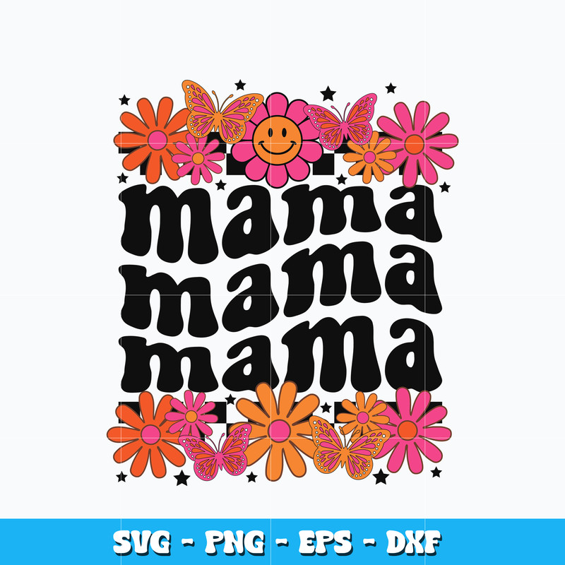 Quotes svg, Mama flower svg