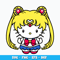 Hello Kitty Sailor Moon Svg