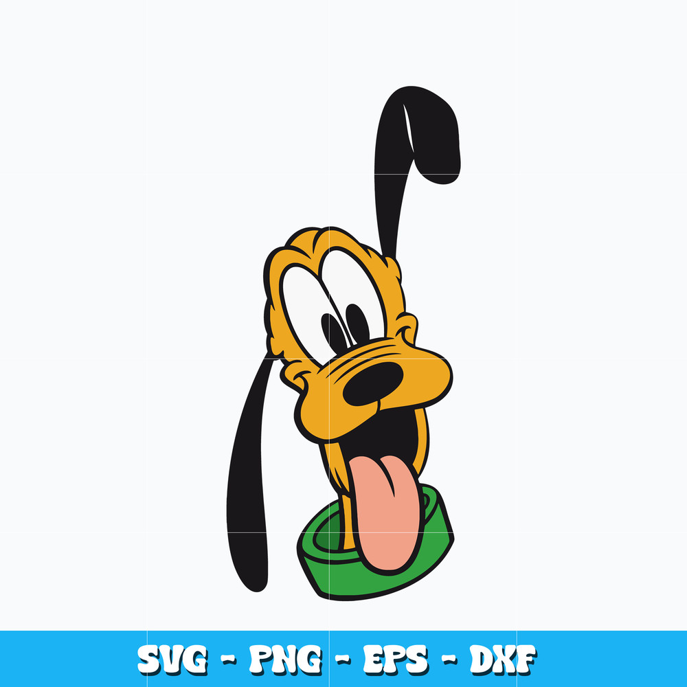 Pluto Dog design svg