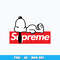 Snoopy Supreme svg