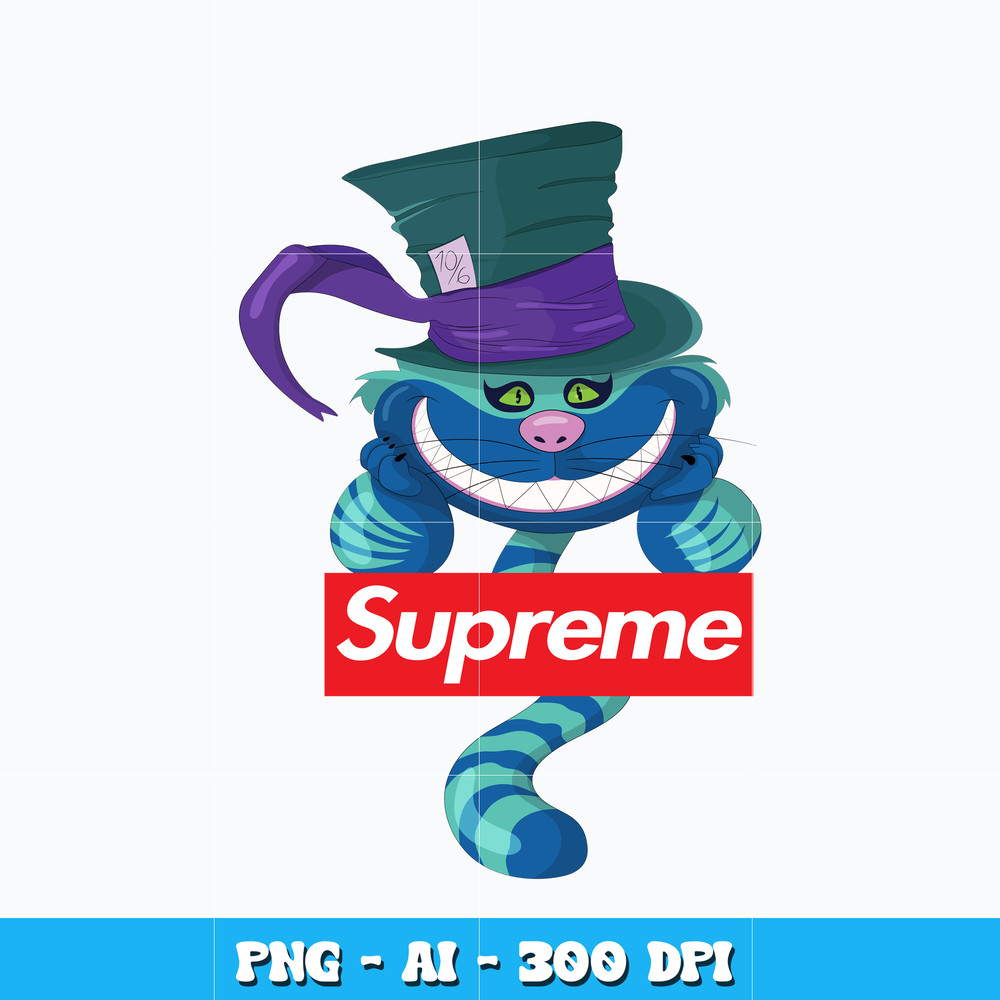 Cheshire Cat Supreme svg