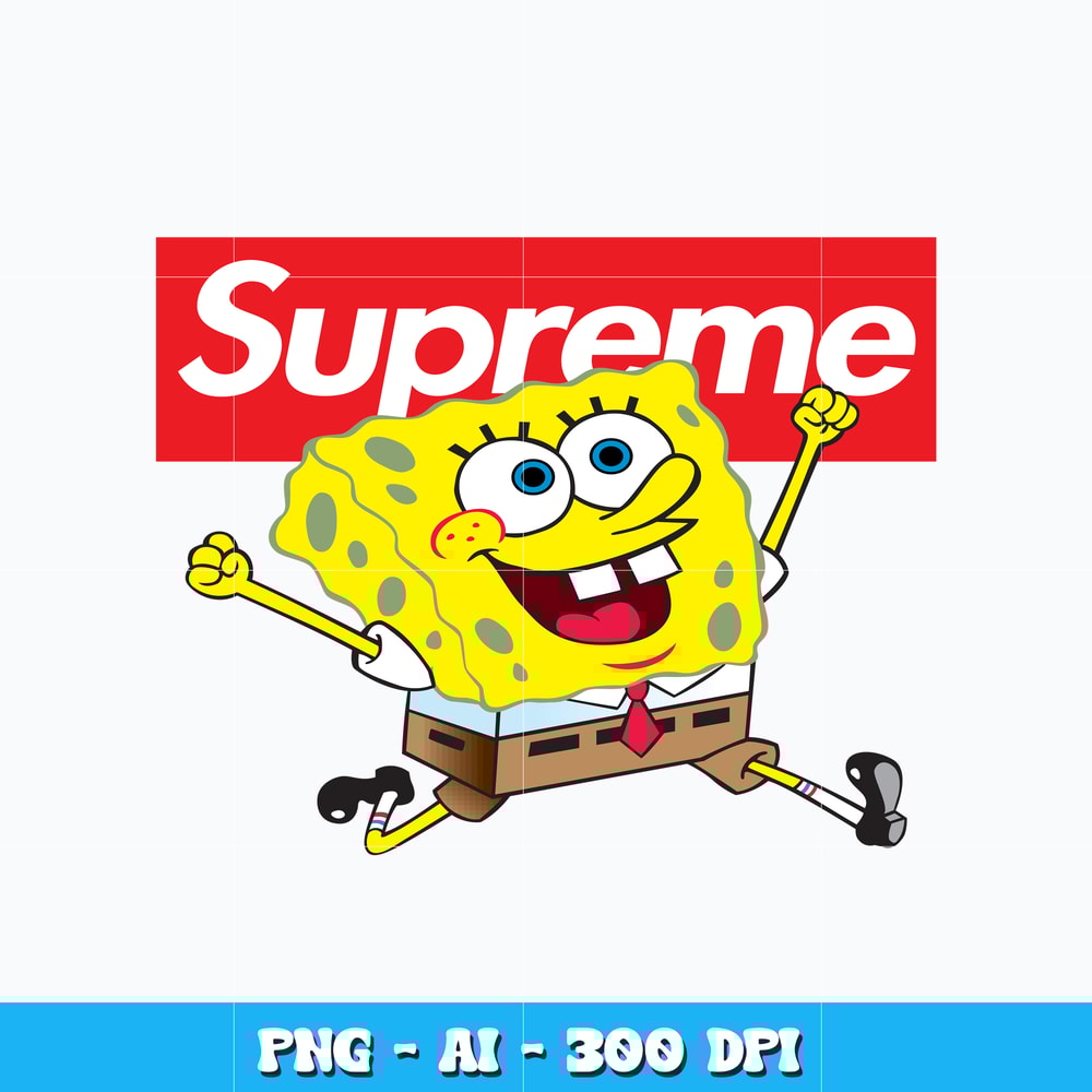 SpongeBob Supreme svg