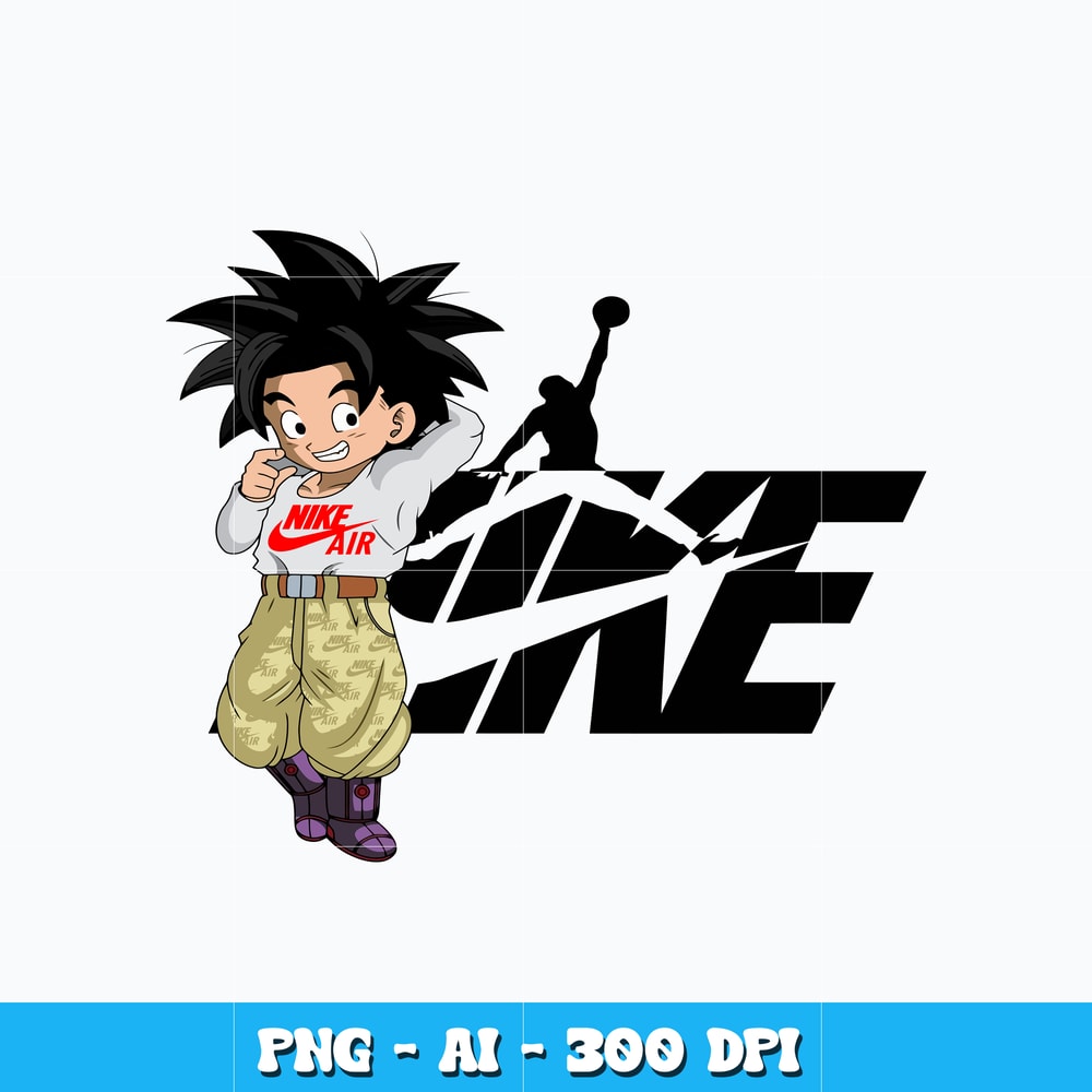 Son Goku Nike svg