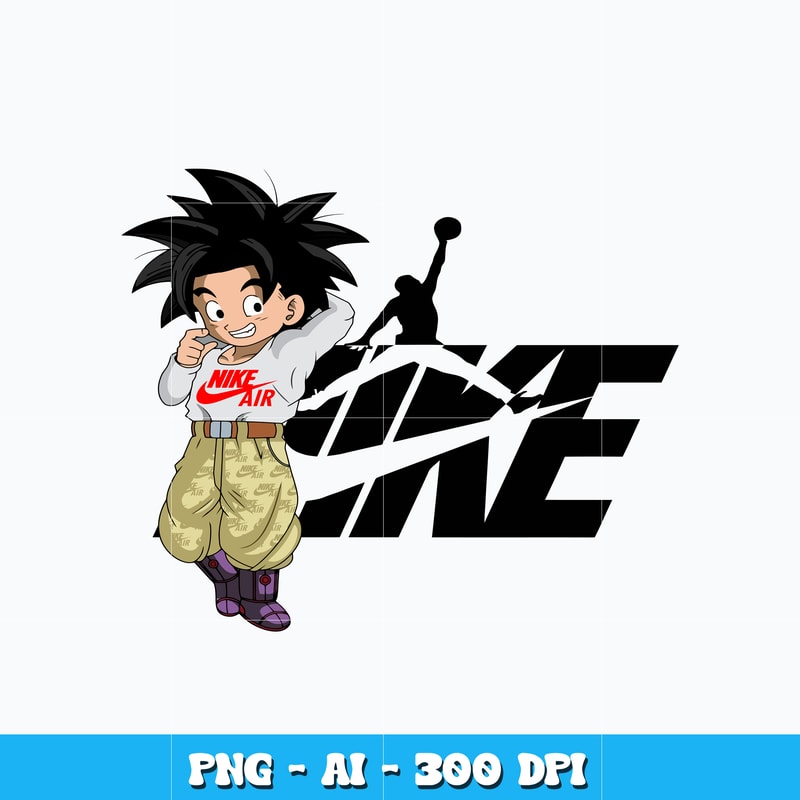 Son Goku Nike svg