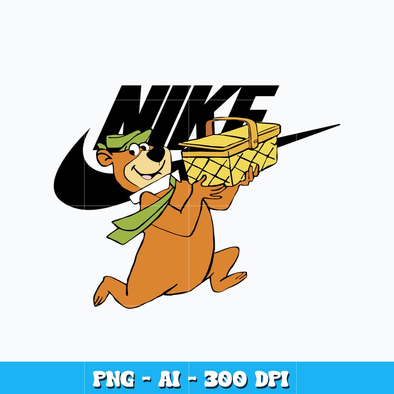 Yogi Bear Nike svg