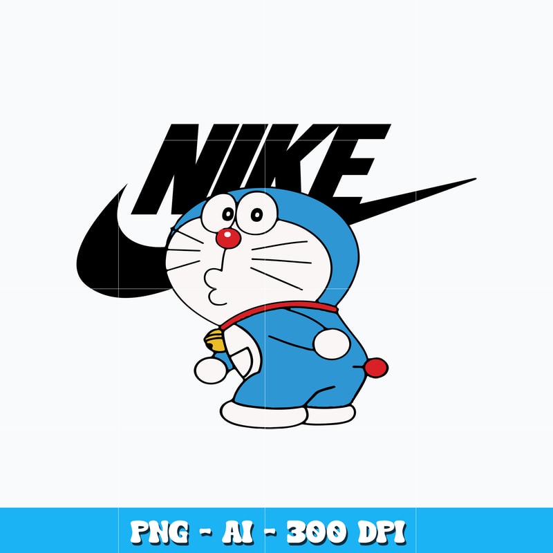 Doremon Nike svg
