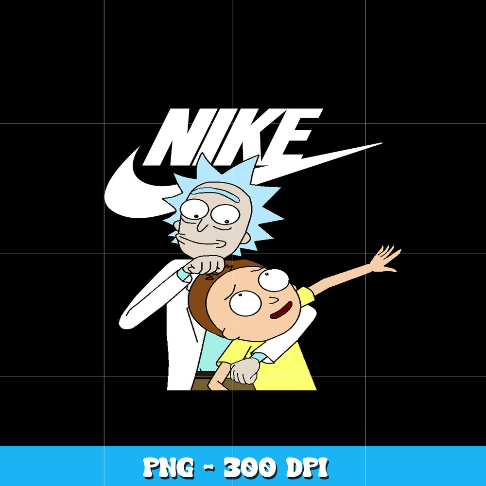 Rick And Morty Nike svg