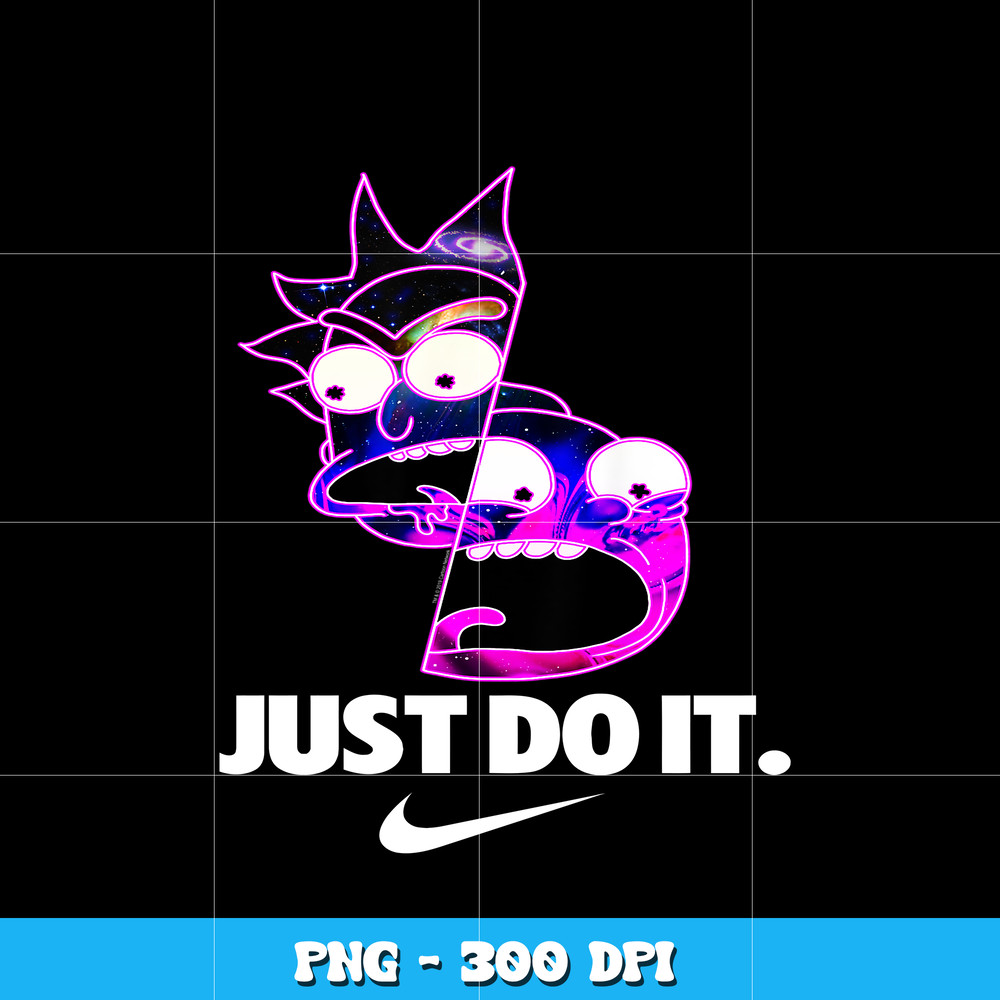 Rick And Morty Nike Just Do It svg