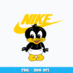 daffy duck nike logo png, daffy duck cartoon png, logo design png, nike png, digital file png, instant download.