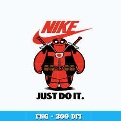 deadpool nike png, deadpool cartoon png, logo design png, nike png, digital file png, instant download.