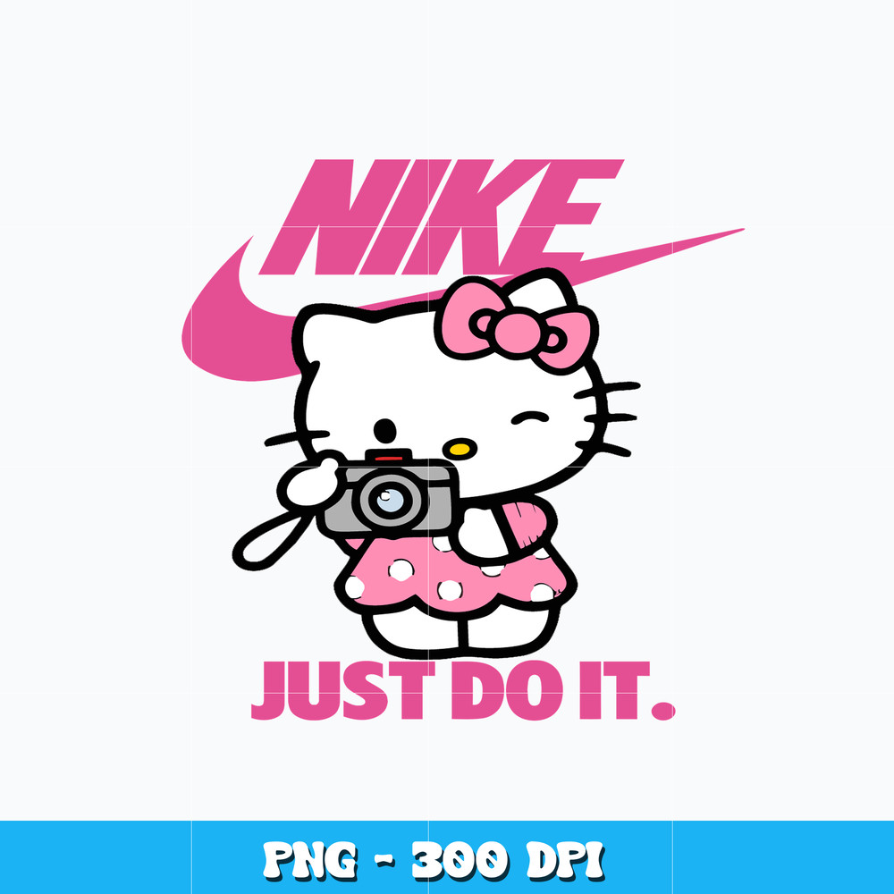 Hello kitty with camera nike Png