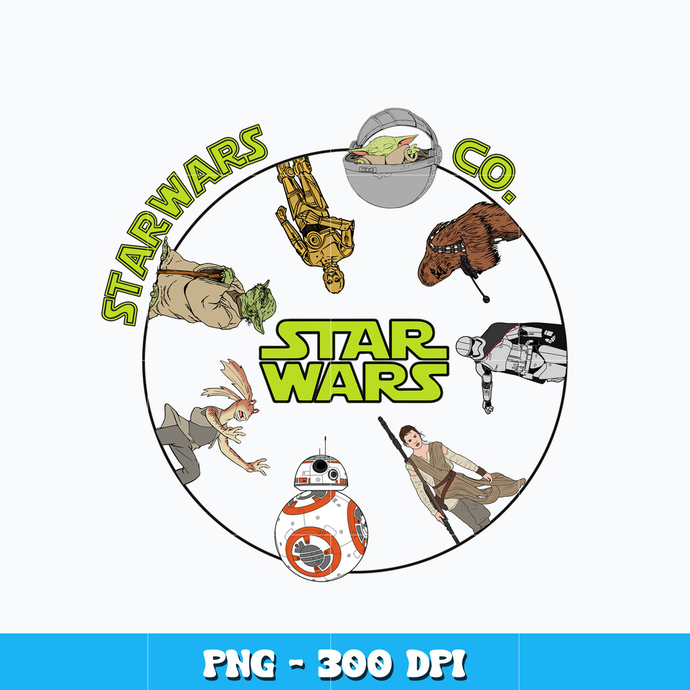Star wars co. design Png