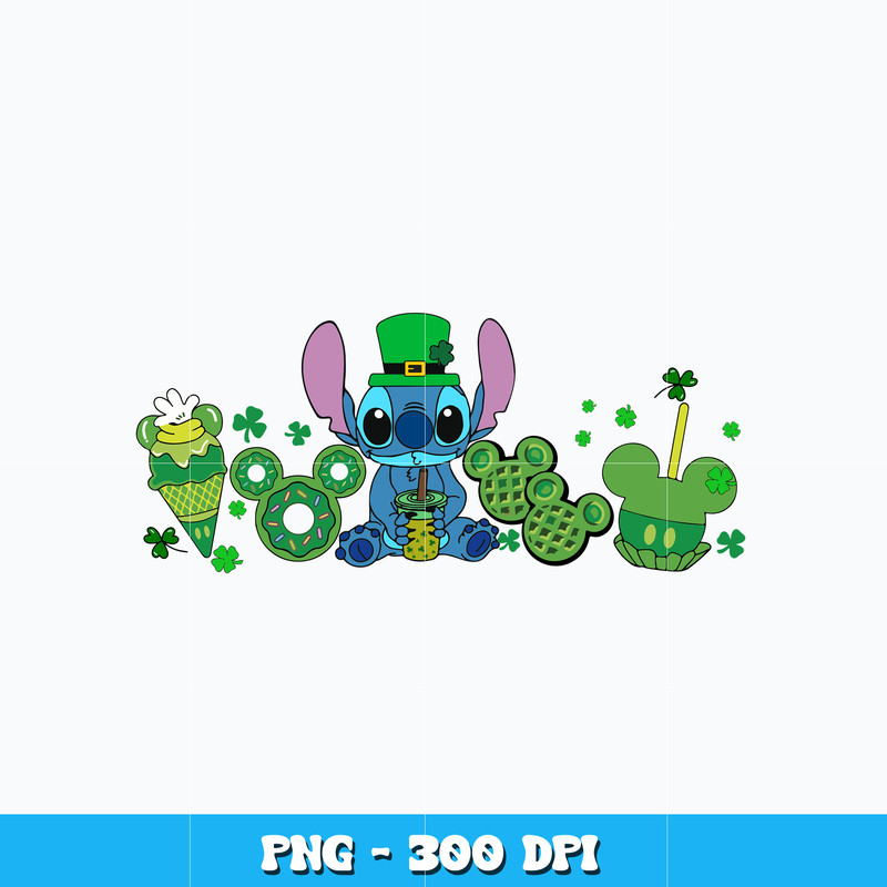 St Patricks Day Stitch Png