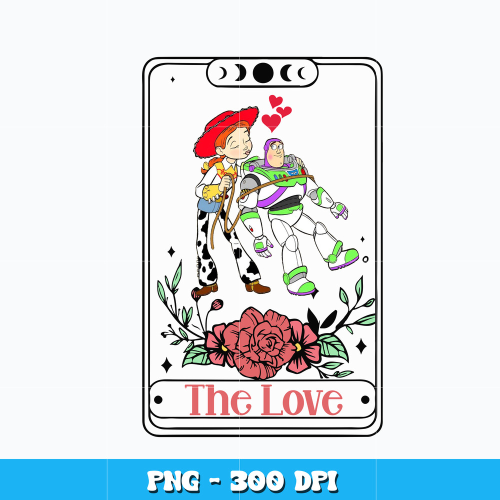 Buzz Lightyear jessie the love Png