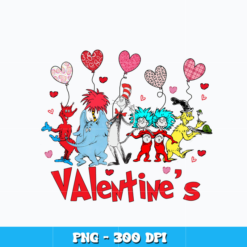 The cat in the hat png, Valentine png