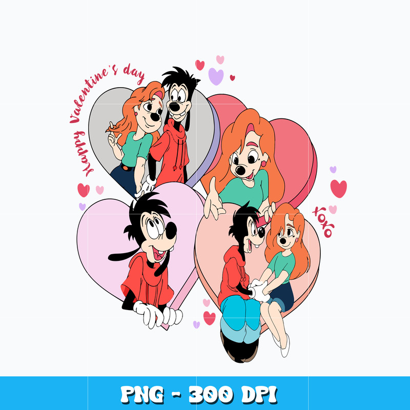 Valentine day Roxanne A Goofy png