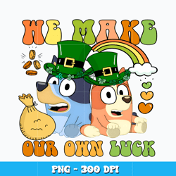 quotes png, bluey bingo st. patrick's day png, logo shirt png, logo design png, digital file, instant download.