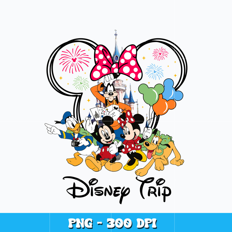 Disney Trip Mickey family png