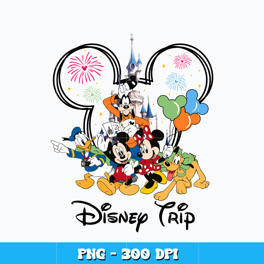 Disney Trip Mickey family png