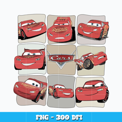 lightning mcqueen cartoon png, disney cars png, disney vacation png, logo design png, digital file, instant download.