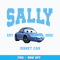 Sally Carrera Est 2002 png, Disney cars png, Disney vacation png, logo design png, digital file, Instant download.