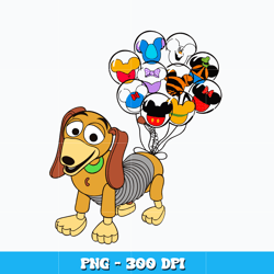 slinky dog mickey ears balloon png, disney png, disney vacation png, logo design png, digital file, instant download.