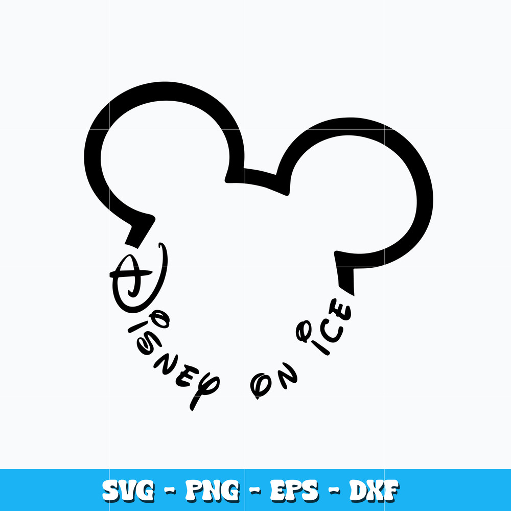 Disney on ice design svg