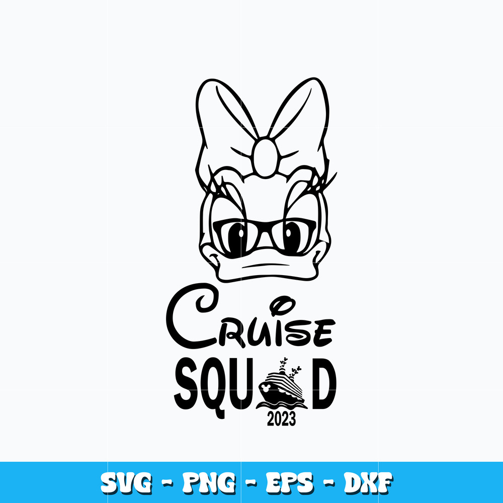 Cruise Squad Daisy duck svg