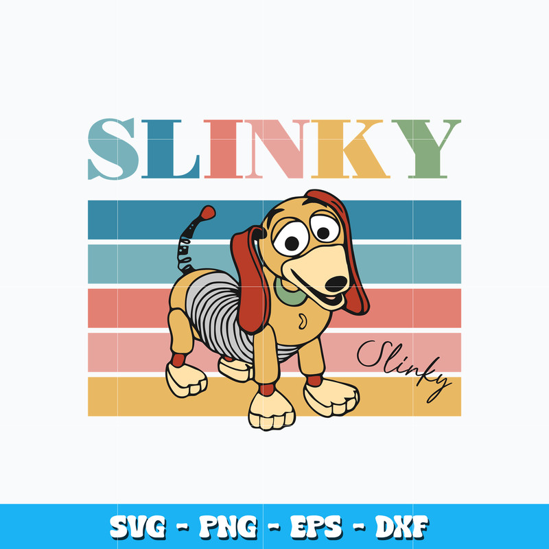 Slinky dog svg, Toy Story svg