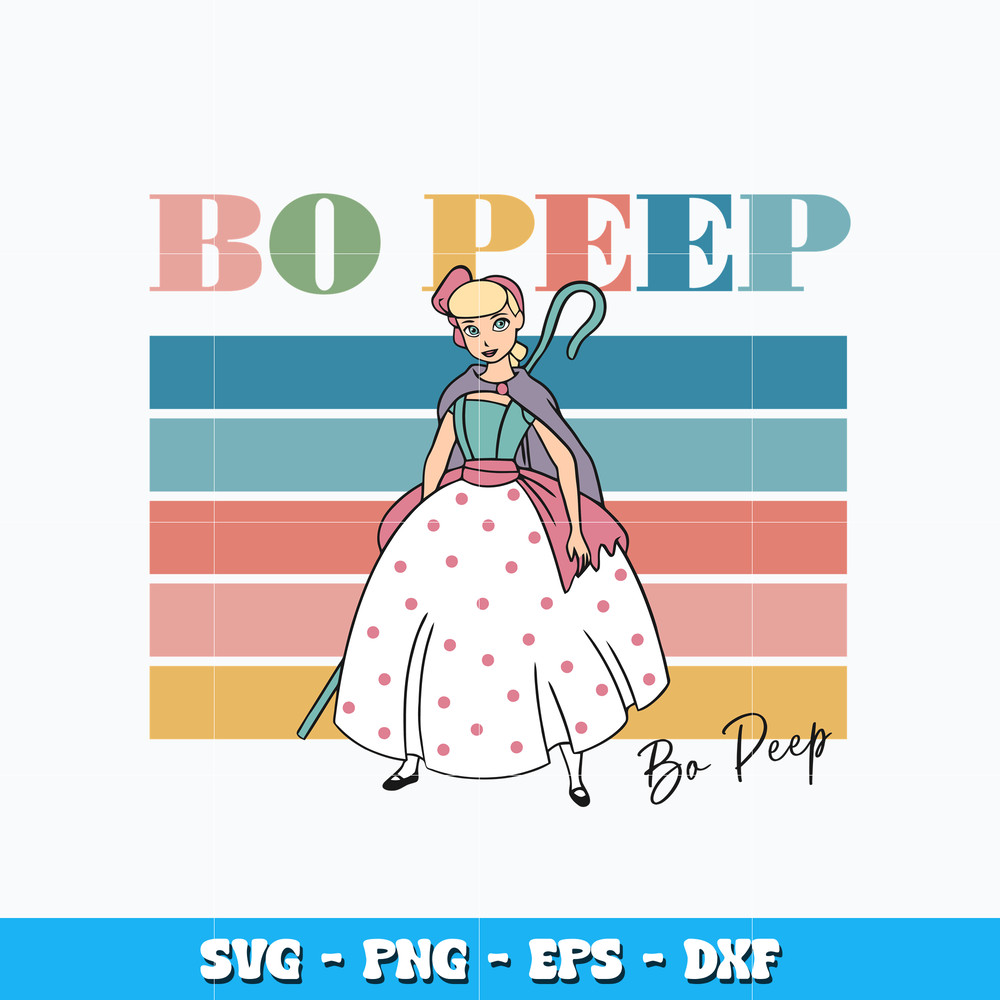 Bo Peep svg, Toy Story svg